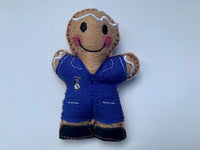 Nurse Gingerbread Man Decoration