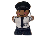 Prison Officer Gingerbread Man Christmas Decoration.