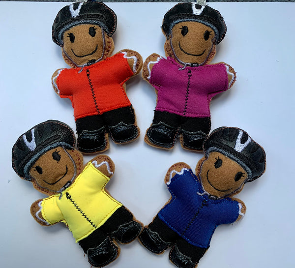 Cyclist Gingerbread man