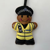 British Transport Police Officers, BTP Gingerbread Ornament.