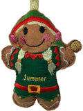 Personalised Elf Christmas Tree Decoration
