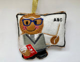 Teacher Gingerbread Man Decoration