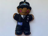 North Wales female police officer gingerbread decoration.