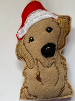 Golden Retriever Christmas Tree Decoration.