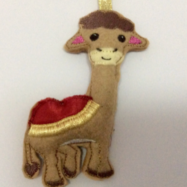 Camel Christmas Ornament