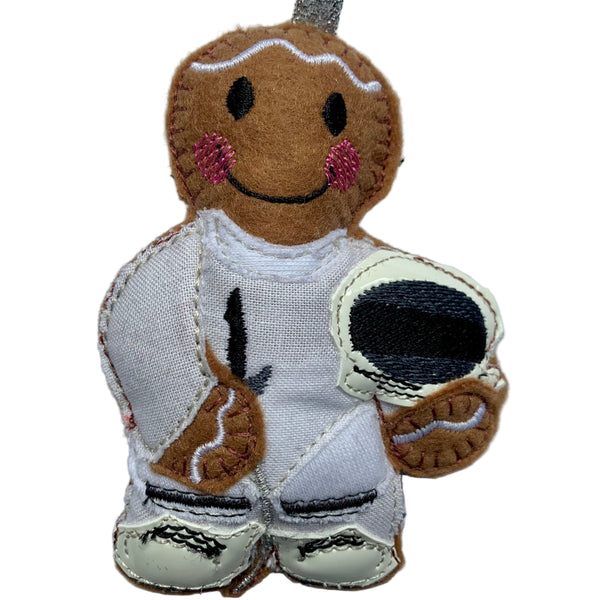 Fencer Gingerbread Man Decoration