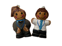 Flight attendant gingerbread man decoration 