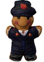 Gods Army Female, Felt Gingerbread Tree Ornament 