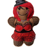 Goth Girl Gingerbread Decoration