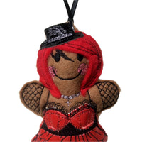 Goth Girl Gingerbread Decoration