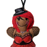 Goth Girl Gingerbread Decoration