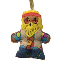 Hippie Gingerbread Man Decoration