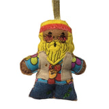 Hippie Gingerbread Man Decoration