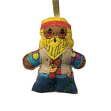 Hippie Gingerbread Man Decoration