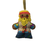 Hippie Gingerbread Man Decoration
