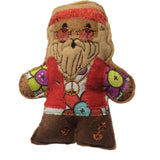 Hippie Gingerbread Man Decoration (red)
