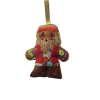 Hippie Gingerbread Man Decoration (red)