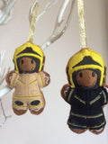 Firefighter Gingerbread Man Decoration