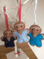 Nurse Gingerbread Man Decoration