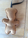 White Naval Officer Uniform Gingerbread Man Decoration