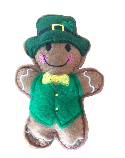 Leprechaun gingerbread man decoration