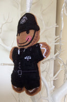 Policeman Gingerbread Man Decoration