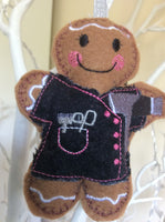 Hairdresser Gingerbread Decoration
