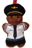 Pilot (Shirt) Gingerbread Man Decoration