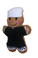 Chef (Black uniform) Gingerbread Man Decoration