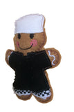 Chef (Black uniform) Gingerbread Man Decoration