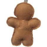 Beautician Gingerbread Man Decoration Black/Pink