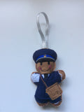 Mailman Gingerbread Man Decoration