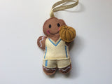 Basketball Player Gingerbread Man Decoration