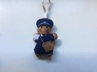 Mailman Gingerbread Man Decoration