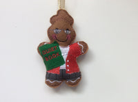 Librarian Gingerbread Man Decoration