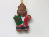 Librarian Gingerbread Man Decoration