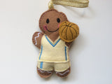 Basketball Player Gingerbread Man Decoration