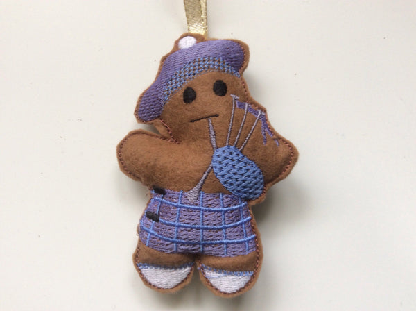 Scottish Gingerbread Man Decoration