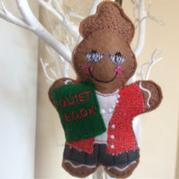 Librarian Gingerbread Man Decoration