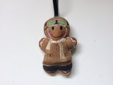 Aviator Gingerbread Man Decoration