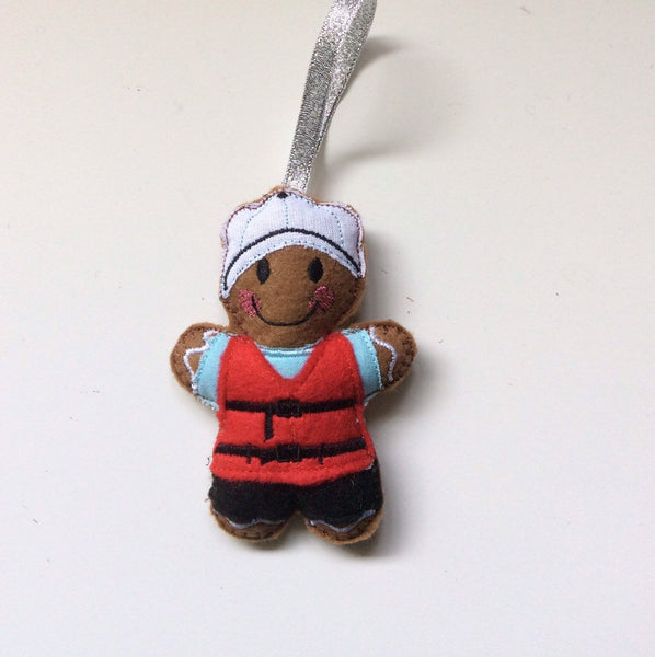 Yachtsman Gingerbread Man Decoration