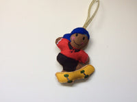 Skateboarder Gingerbread Man Decoration