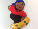 Skateboarder Gingerbread Man Decoration