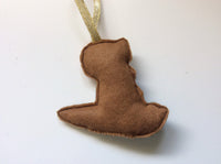 Kayaking Gingerbread Man Decoration