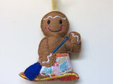 Paddleboarding boy gingerbread man