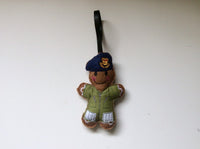 Air Force Fighter Pilot Gingerbread Man Decoration