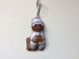 Cricketer Gingerbread Man Decoration