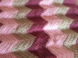 Luxurious Pink Crochet Pram Cover – Soft Merino Wool Blanket Topper for Babies