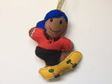 Skateboarder Gingerbread Man Decoration