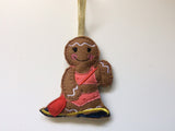 Paddleboarding (Girl) Gingerbread Man Decoration